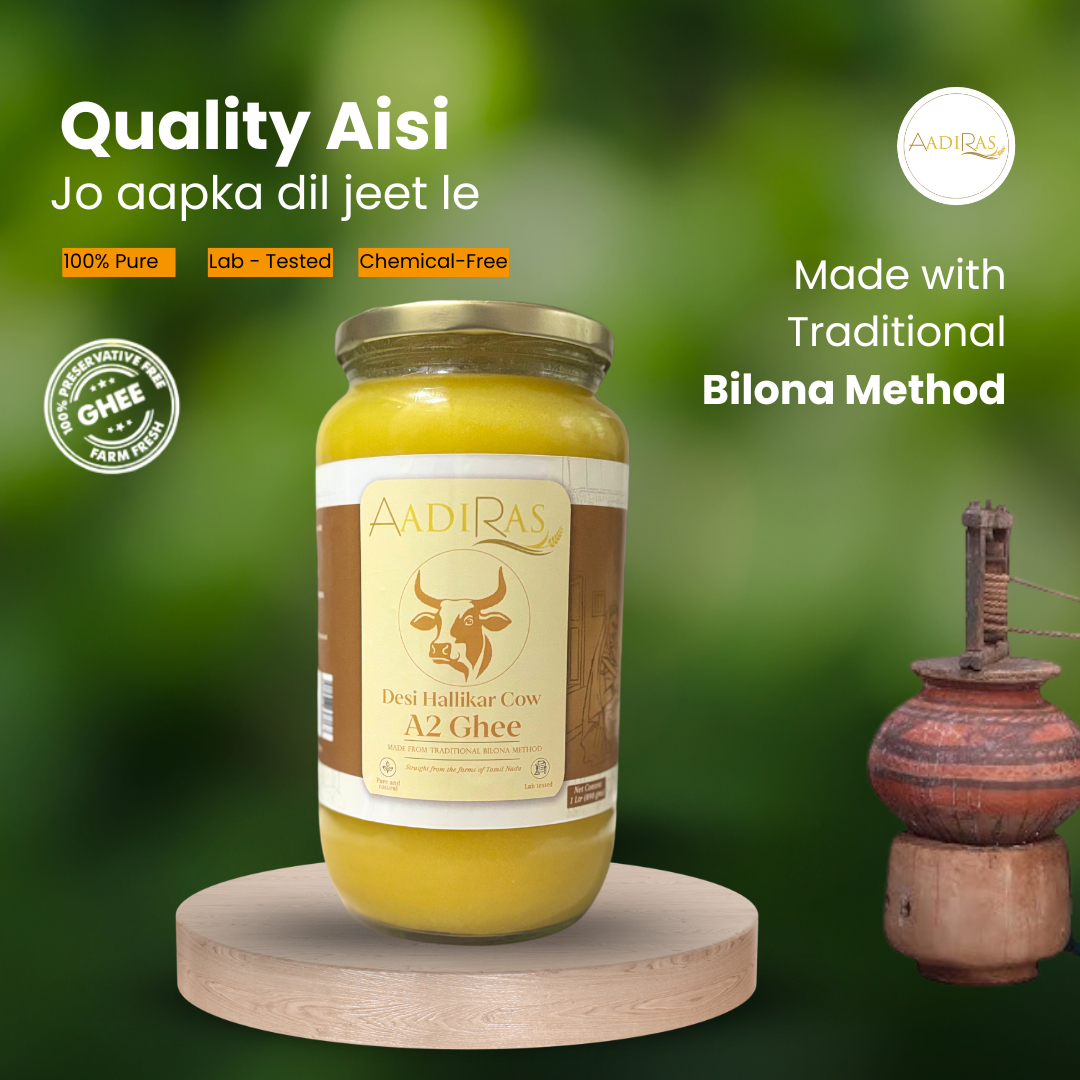 A2 Hallikar Cow Ghee.