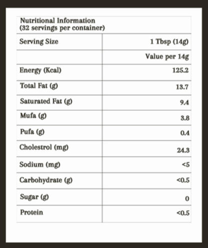 Desi Buffalo Ghee - 500ML